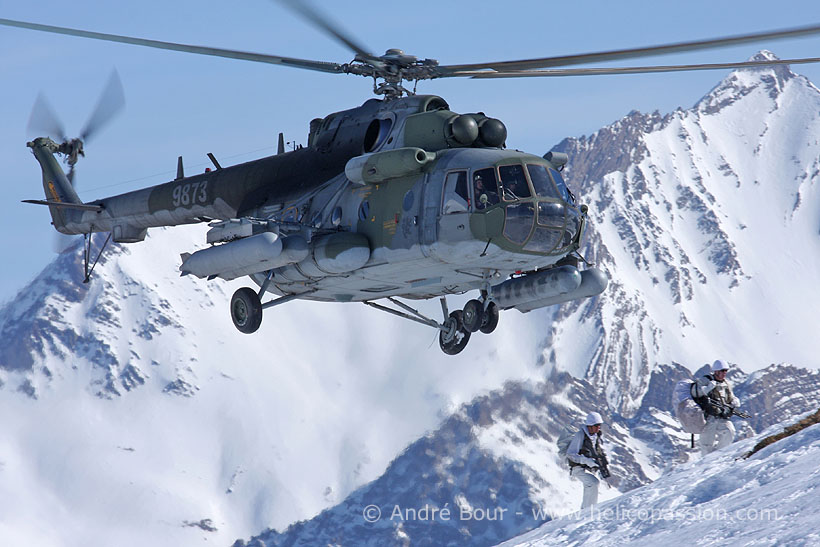 Czech Army MI17 helicopter