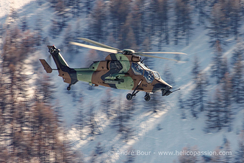 French Army Tiger attack helicopter