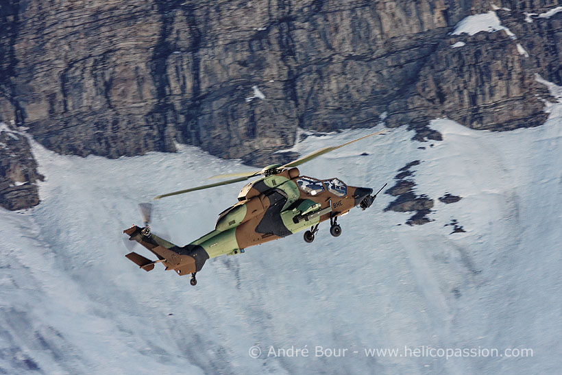 French Army Tiger attack helicopter