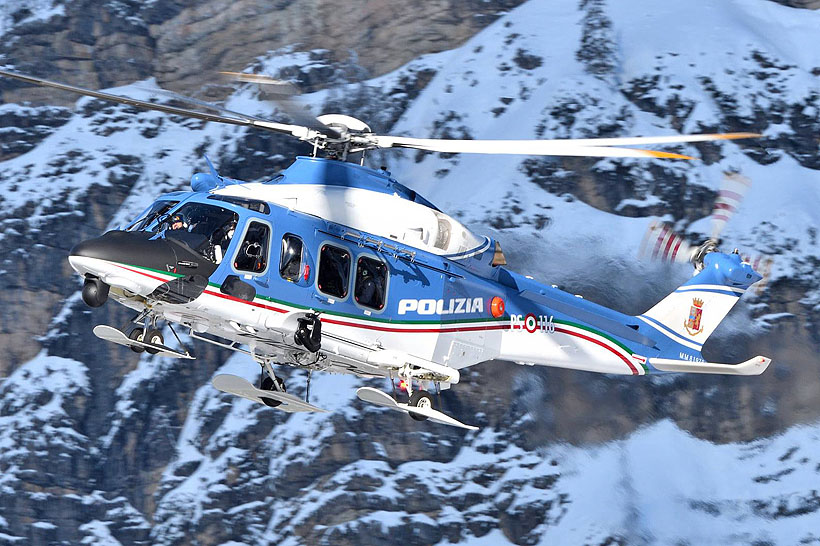 Italian Polizia AW169 helicopter