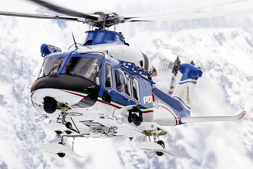 Italian Polizia AW169 helicopter