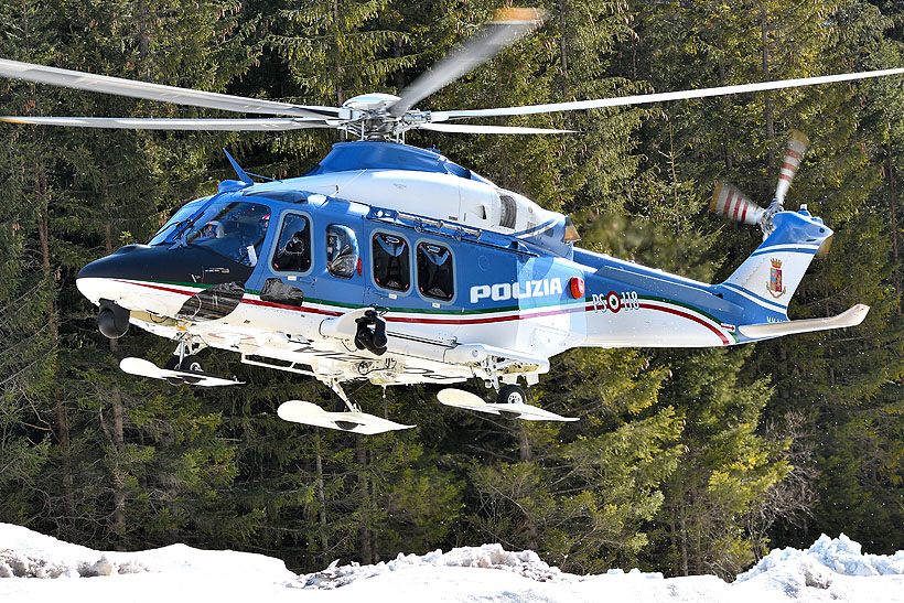 Italian Polizia AW169 helicopter