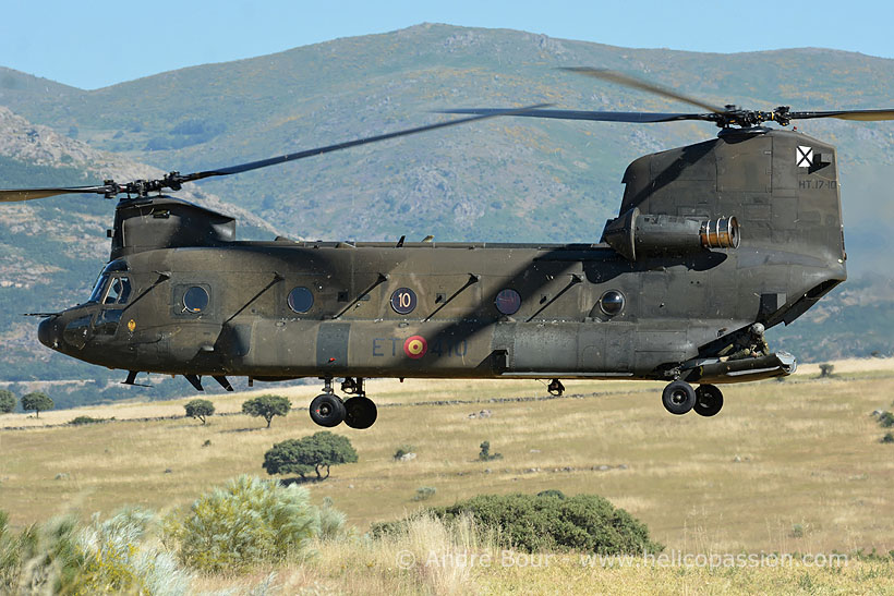 Spanish FAMET CH47 Chinook helicopter