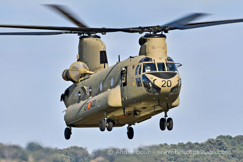 Spanish FAMET CH47F Chinook helicopter