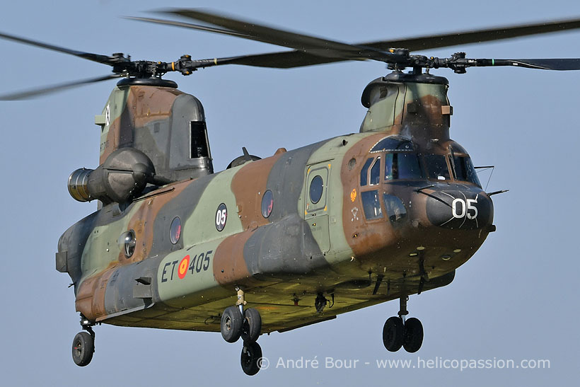 Spanish FAMET CH47 Chinook helicopter