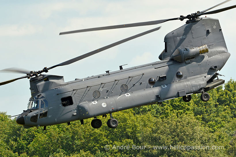 Dutch Army CH47 Chinook helicopter