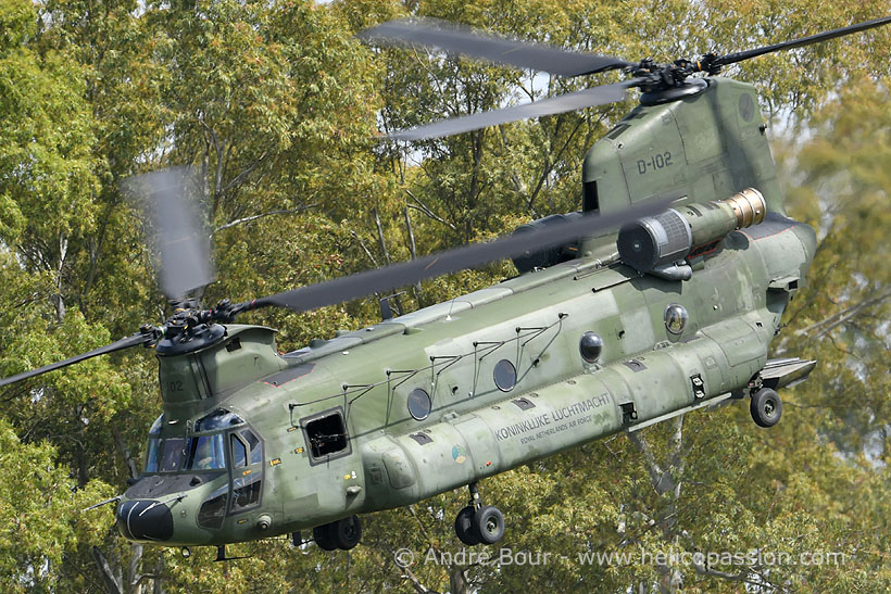 Dutch Army CH47 Chinook helicopter