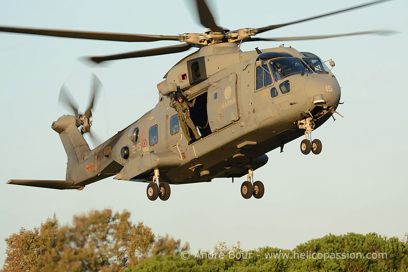 Italian Navy AW101 helicopter