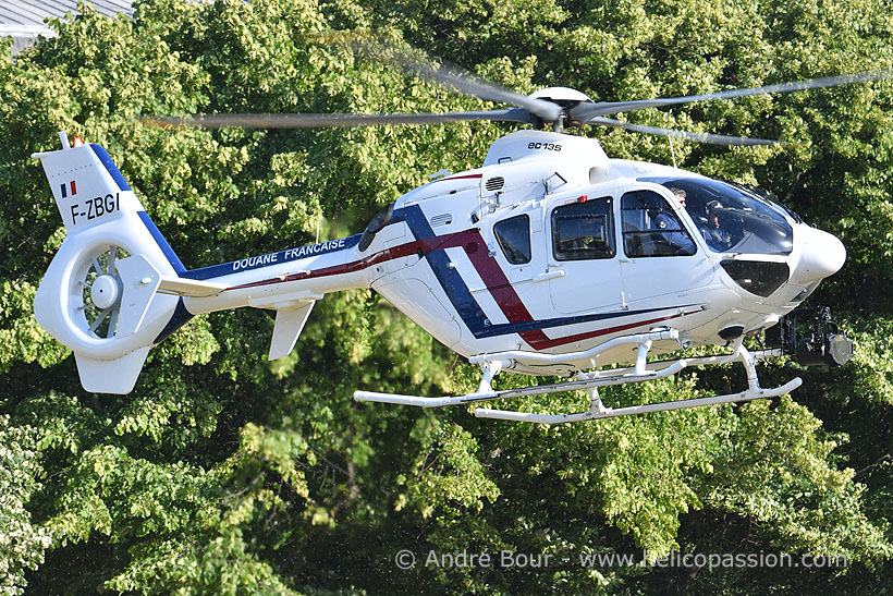 French boarder control EC135 helicopter