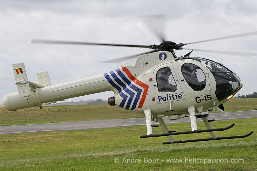 Belgian Federal Police MD520N helicopter