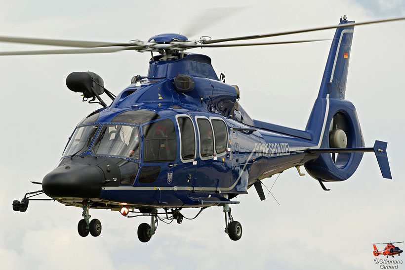 German BundesPolizei EC155 helicopter