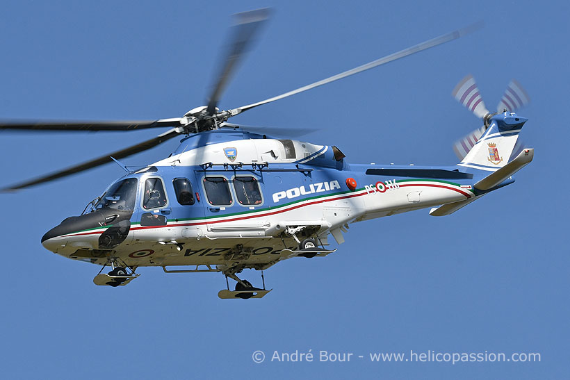 Italian Polizia AW169 helicopter