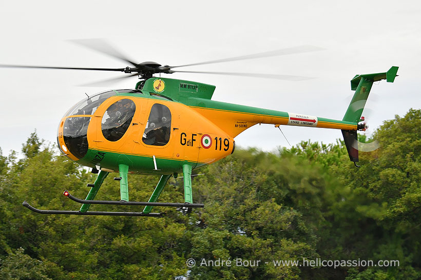 Italian Guardia di Finanza NH500 helicopter