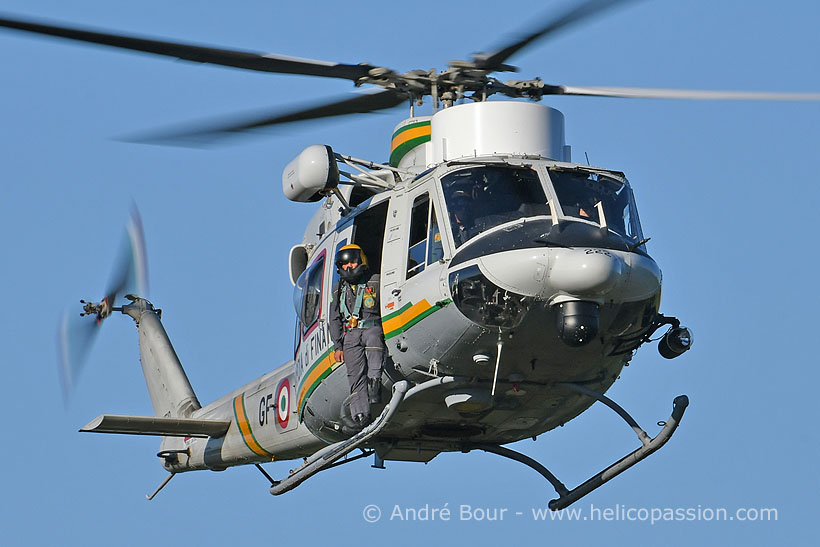 Italian Guardia di Finanza AB412 helicopter