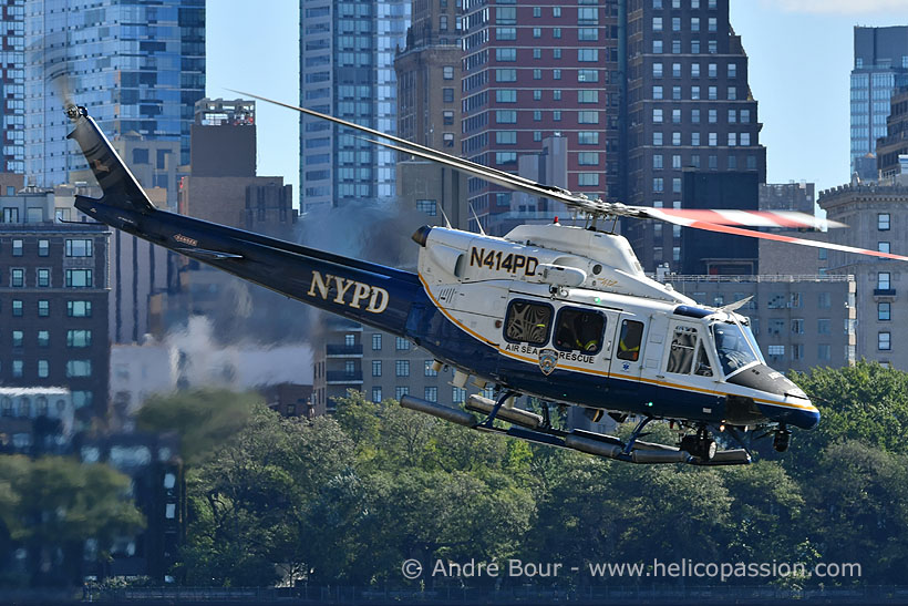 NYPD Air Sea Rescue Bell 412 helicopter