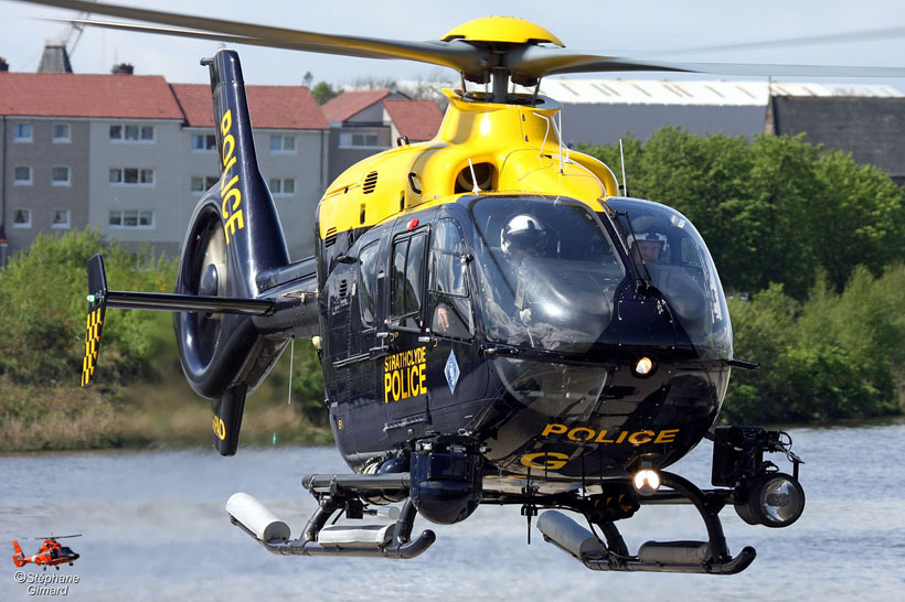 EC135 Police helicopter, Glasgow, UK