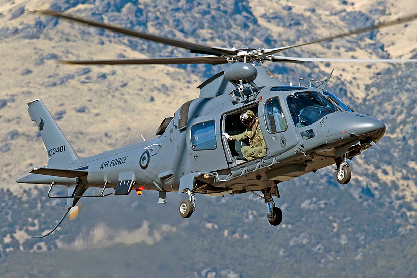 New-Zealander Air Force AW109 helicopter