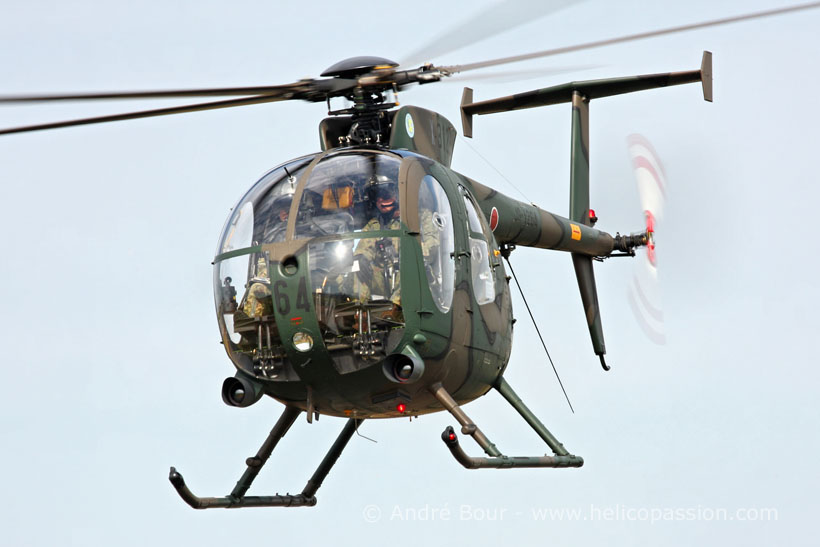 Finnish Army MD500 helicopter