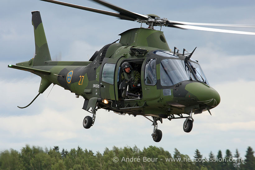 Swedish Army HKP15A AW109 helicopter