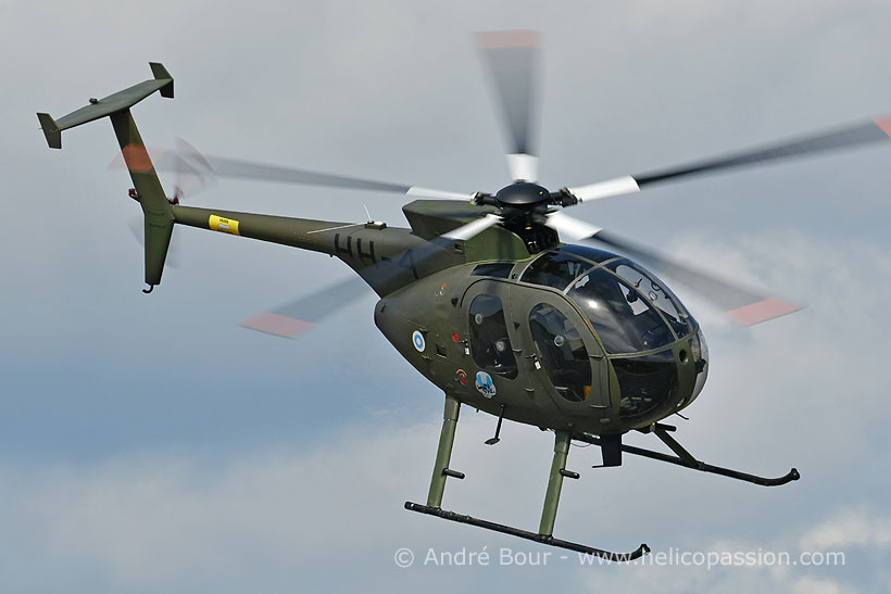 Finnish Army MD500 helicopter