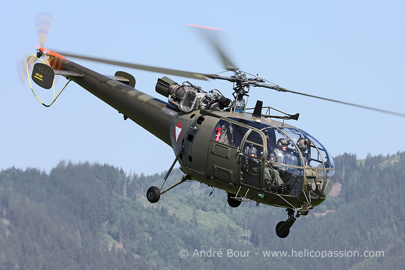 Austrian Army SA316B Alouette III helicopter