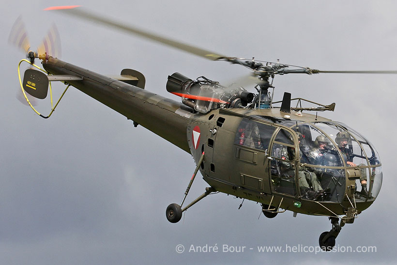 Austrian Army SA316B Alouette III helicopter