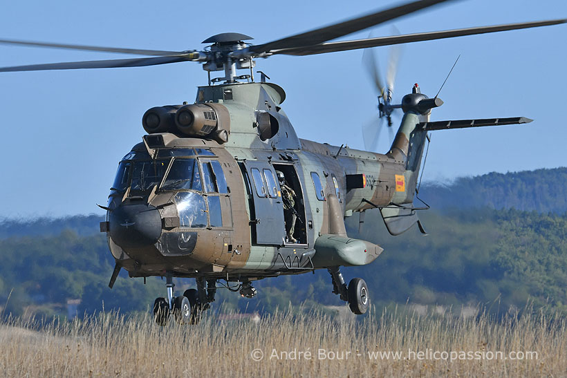 Spanish Army AS332 SuperPuma helicopter