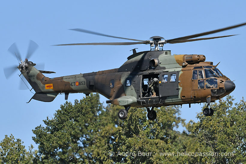 Spanish Army AS332 SuperPuma helicopter