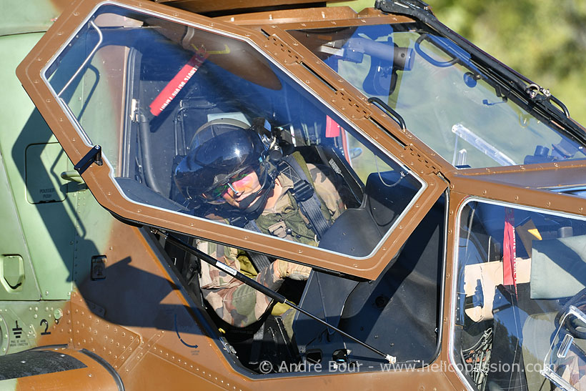 French Army EC665 Tiger HAD attack helicopter