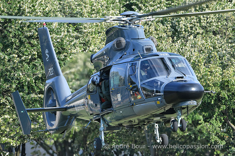 French Navy AS365 Dauphin helicopter