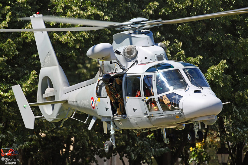 French Navy AS532 Panther helicopter