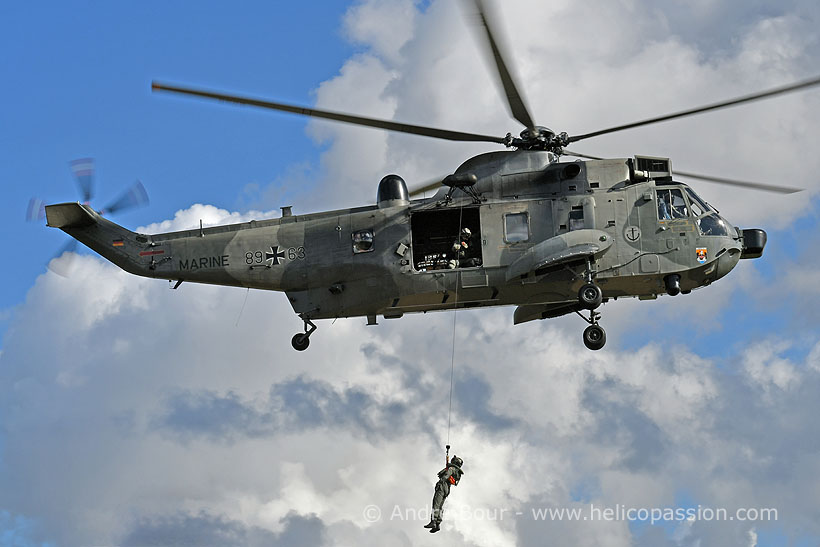 German Navy Seaking Mk41 helicopter