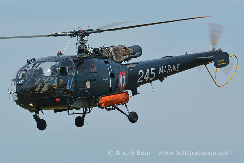 French Navy Alouette III helicopter