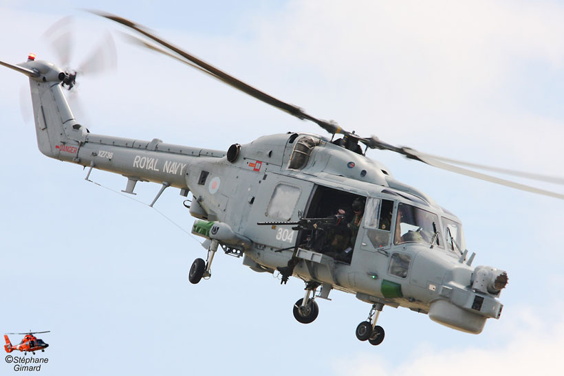 British Royal Navy Lynx HAS Mk8 helicopter