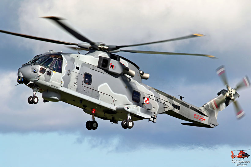 Polish Navy AW101 Merlin helicopter