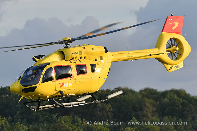 NHV H145 helicopter, Midden Zeeland, Netherlands