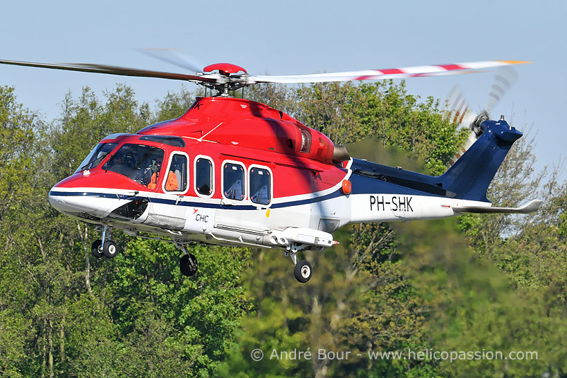 CHC AW139 helicopter, Den Helder, Netherlands