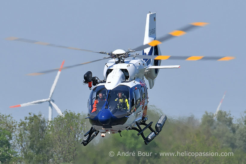 WIKING H145 helicopter, Wilhemshaven, Germany