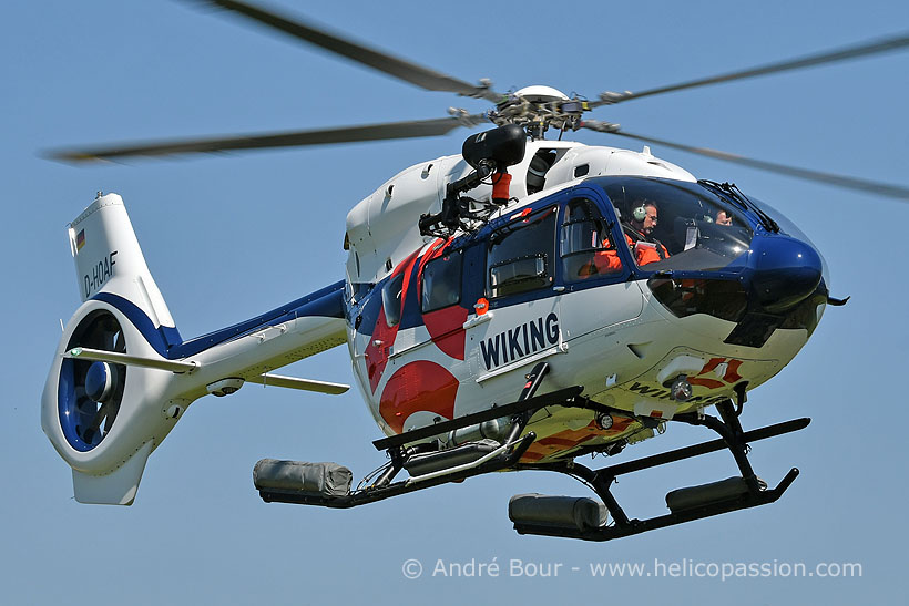 WIKING H145 helicopter, Wilhemshaven, Germany