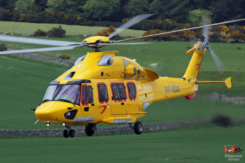 NHV H175 helicopter, Aberdeen, UK