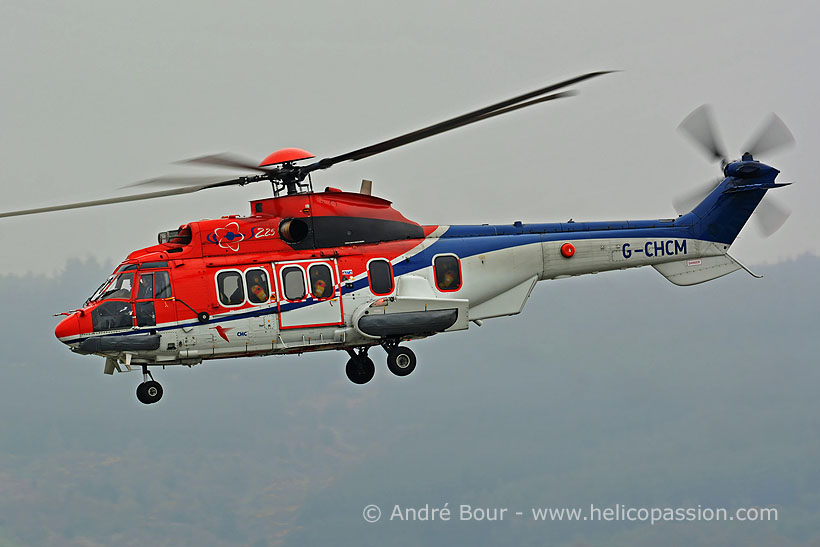 CHC EC225 helicopter, Aberdeen, UK