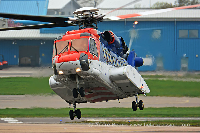 CHC S92 helicopter, Aberdeen, UK