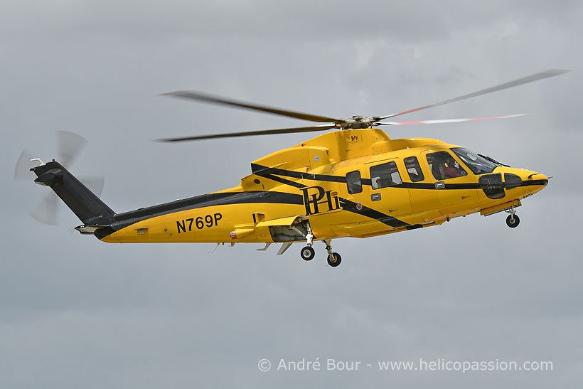 PHI S76 helicopter, Houma, Louisiana, USA