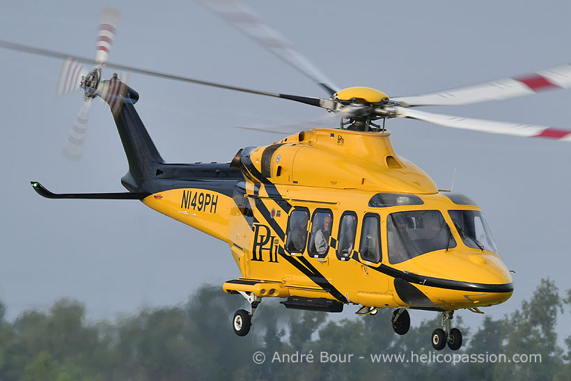 PHI AW139 helicopter, Houma, Louisiana, USA