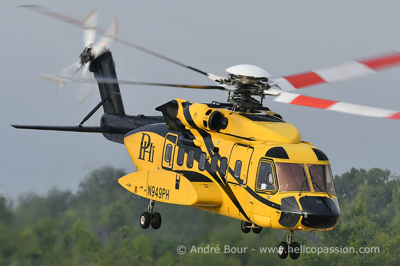 PHI S92 helicopter, Houma, Louisiana, USA