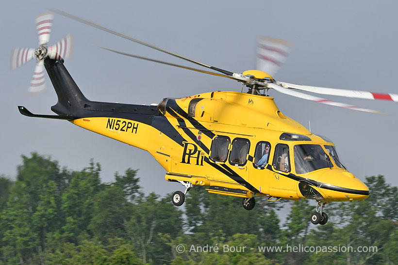 PHI AW139 helicopter, Houma, Louisiana, USA