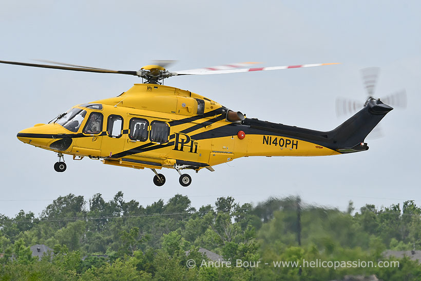 PHI AW139 helicopter, Houma, Louisiana, USA