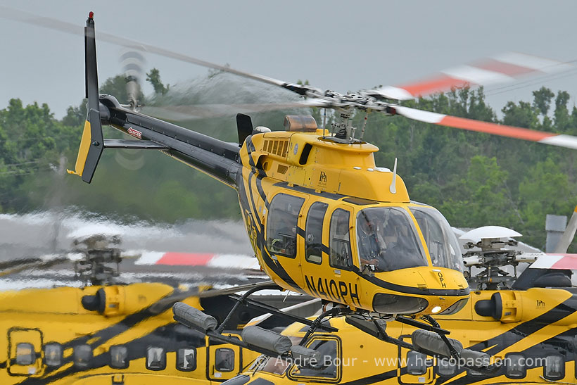 PHI Bell 407 helicopter, Houma, Louisiana, USA