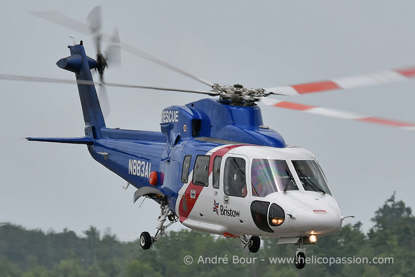 BRISTOW S76 helicopter, Houma, Louisiana, USA