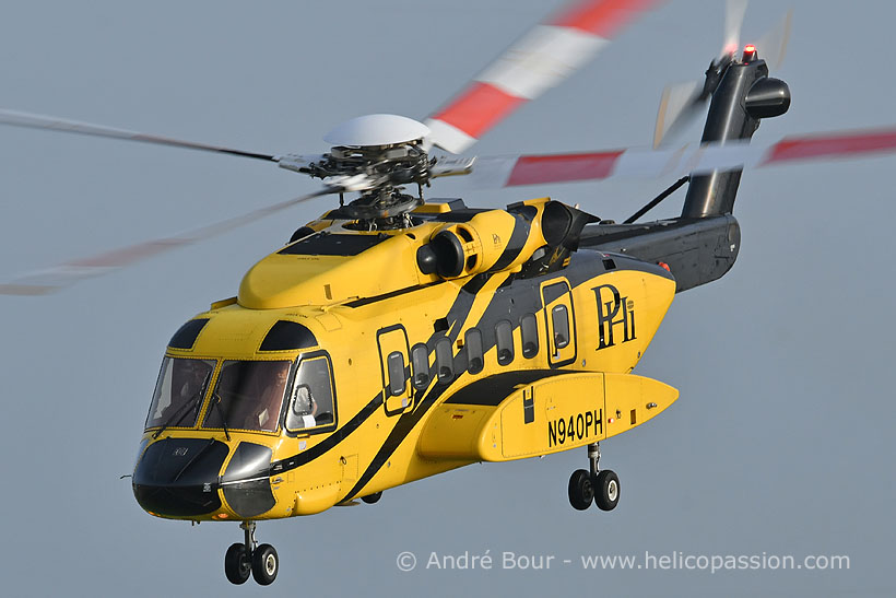 PHI S92 helicopter, Houma, Louisiana, USA